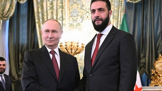 بوتين للشرع مستعدون لإنجاز مشاريع مشتركة